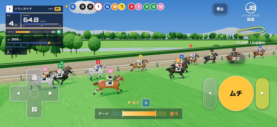 レース(中継の視点)